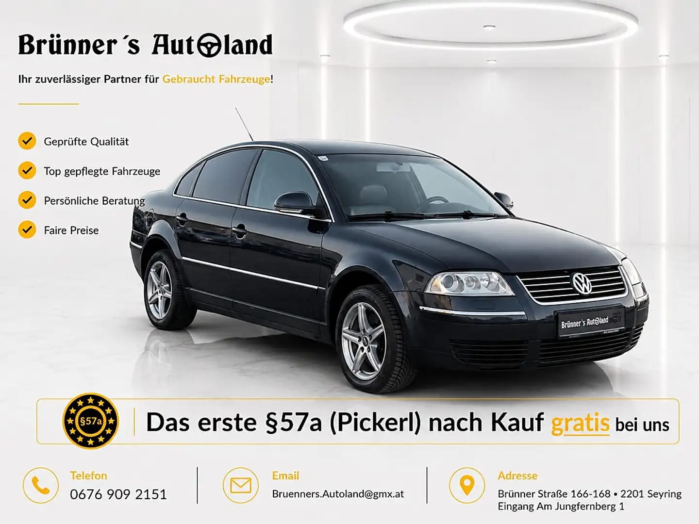 Volkswagen Passat 2,5 GT V6 TDI Tiptronic Zahnriemen Service Allw... Blau - 2