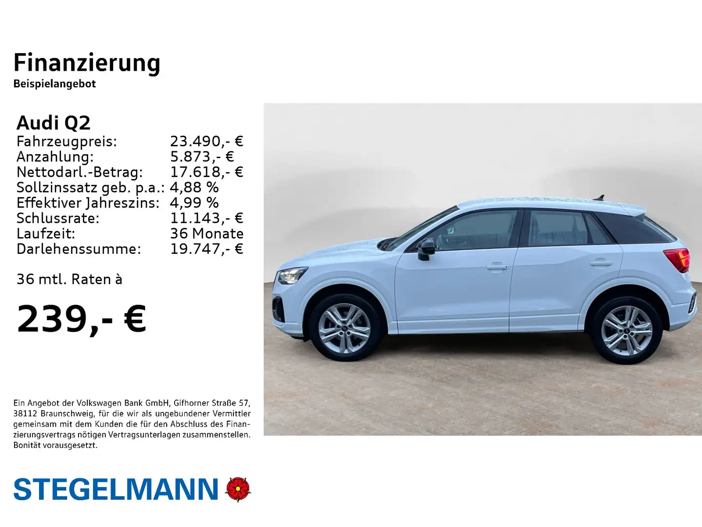 Audi Q2 30 TDI advanced schwarzpaket+*AHK*Matrix Blanco - 2
