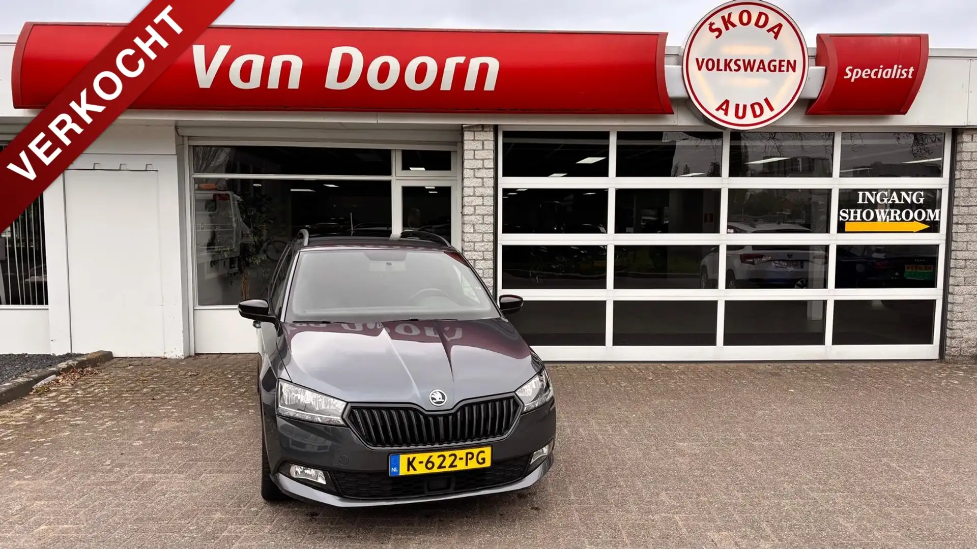 Skoda Fabia Combi 1.0 TSI Greentech 95pk Sport Business apple Gris - 1