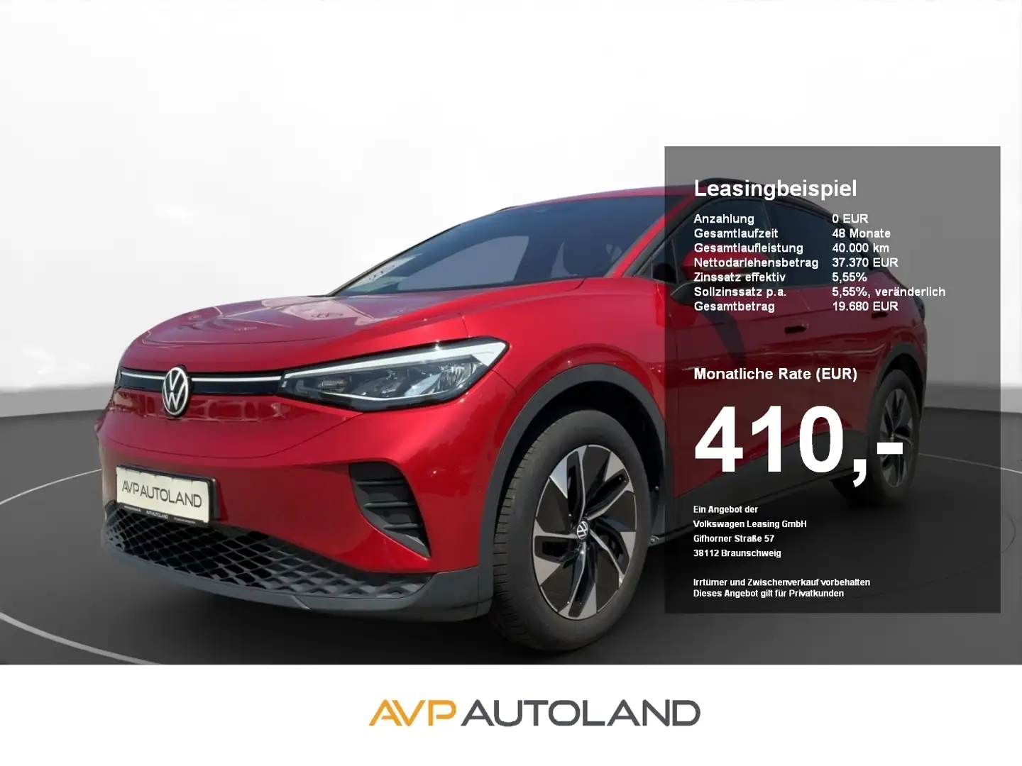 Volkswagen ID.4 Pro | NAVI | AHK | ACC | LED | SITZH. | Rot - 1