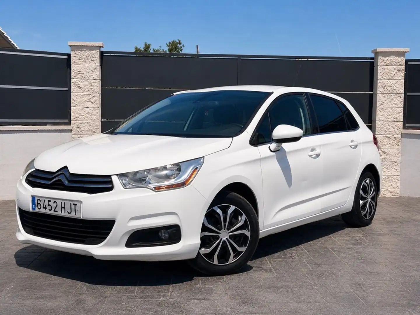 Citroen C4 Citroën 1.6 HDi 115cv Seduction Blanco - 1