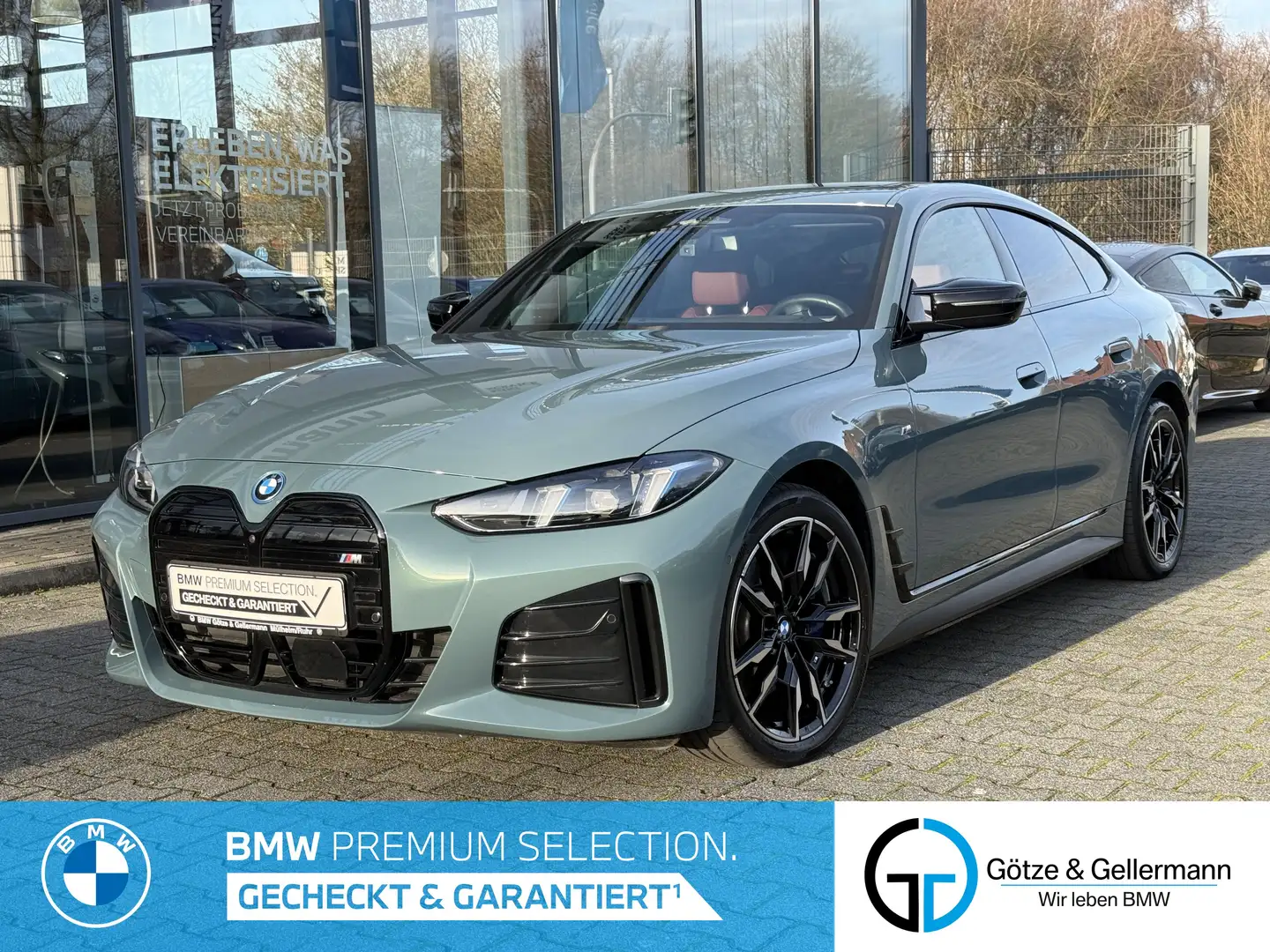 BMW i4 M50 xDrive //LCI Stop&Go HeadUp Schiebedach Grün - 1