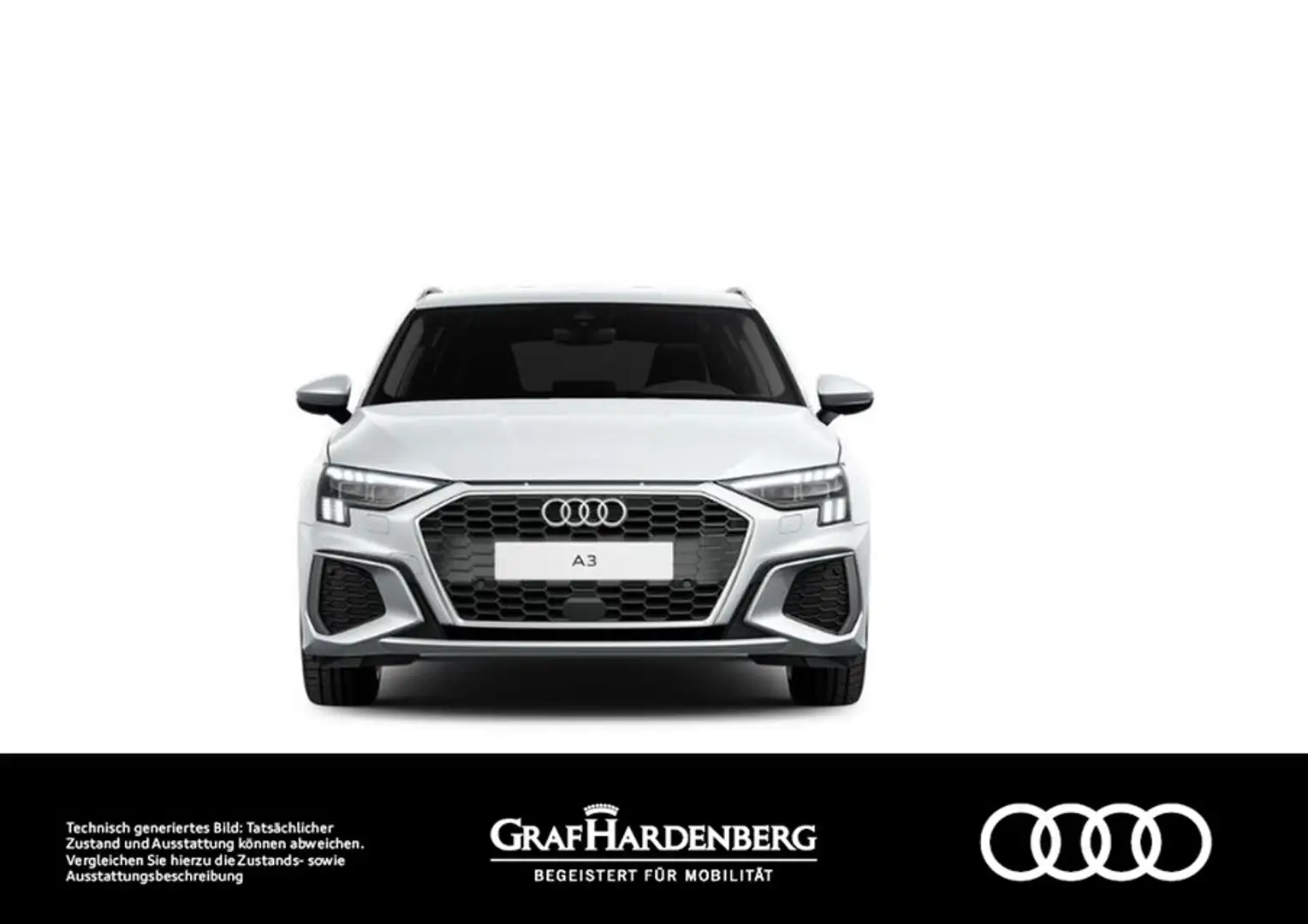 Audi A3 Sportback 35 TFSI S line LED Navi Blanc - 2