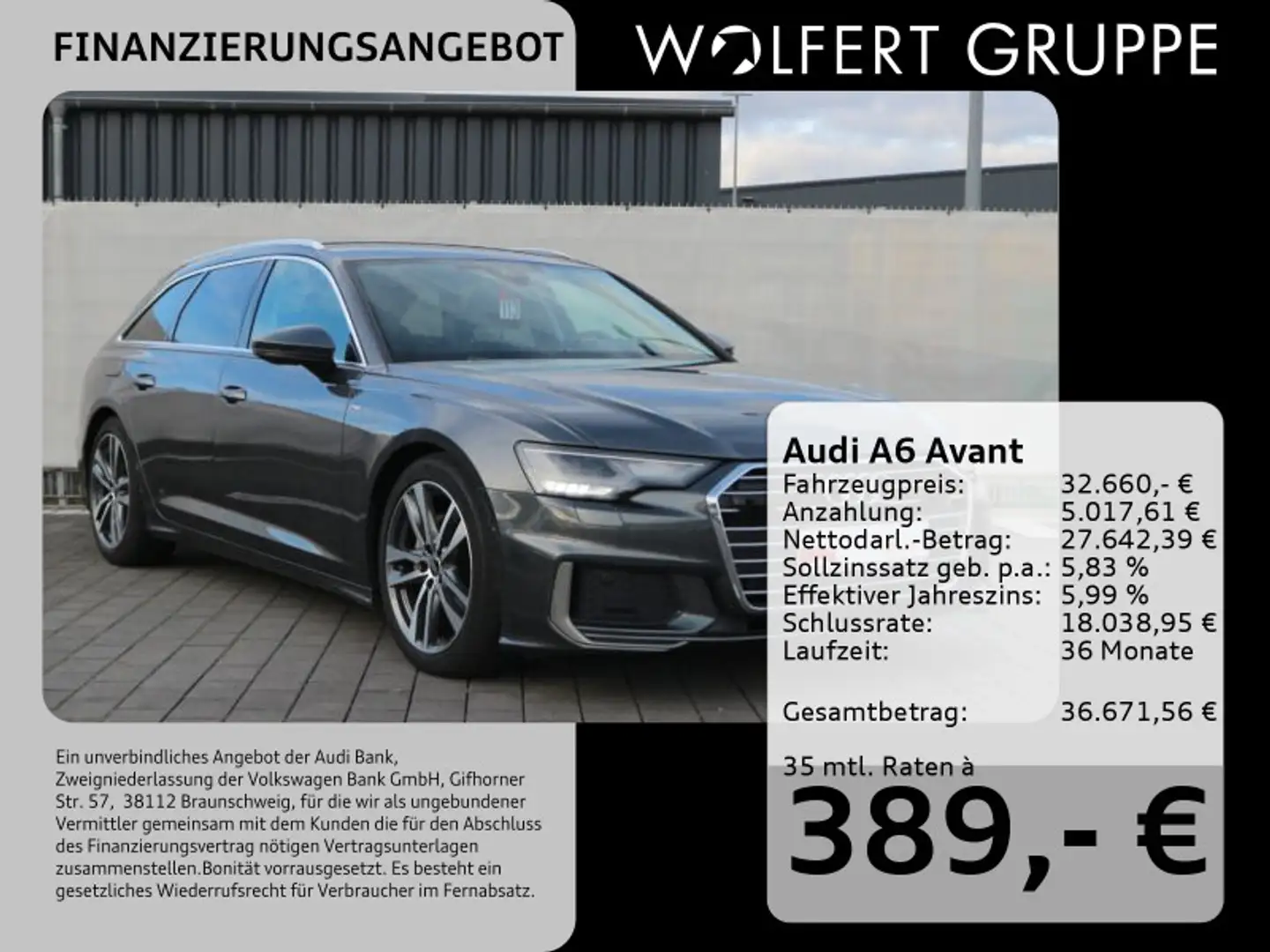 Audi A6 S line 40 TDI S tronic ACC*KAMERA*LED Gris - 1