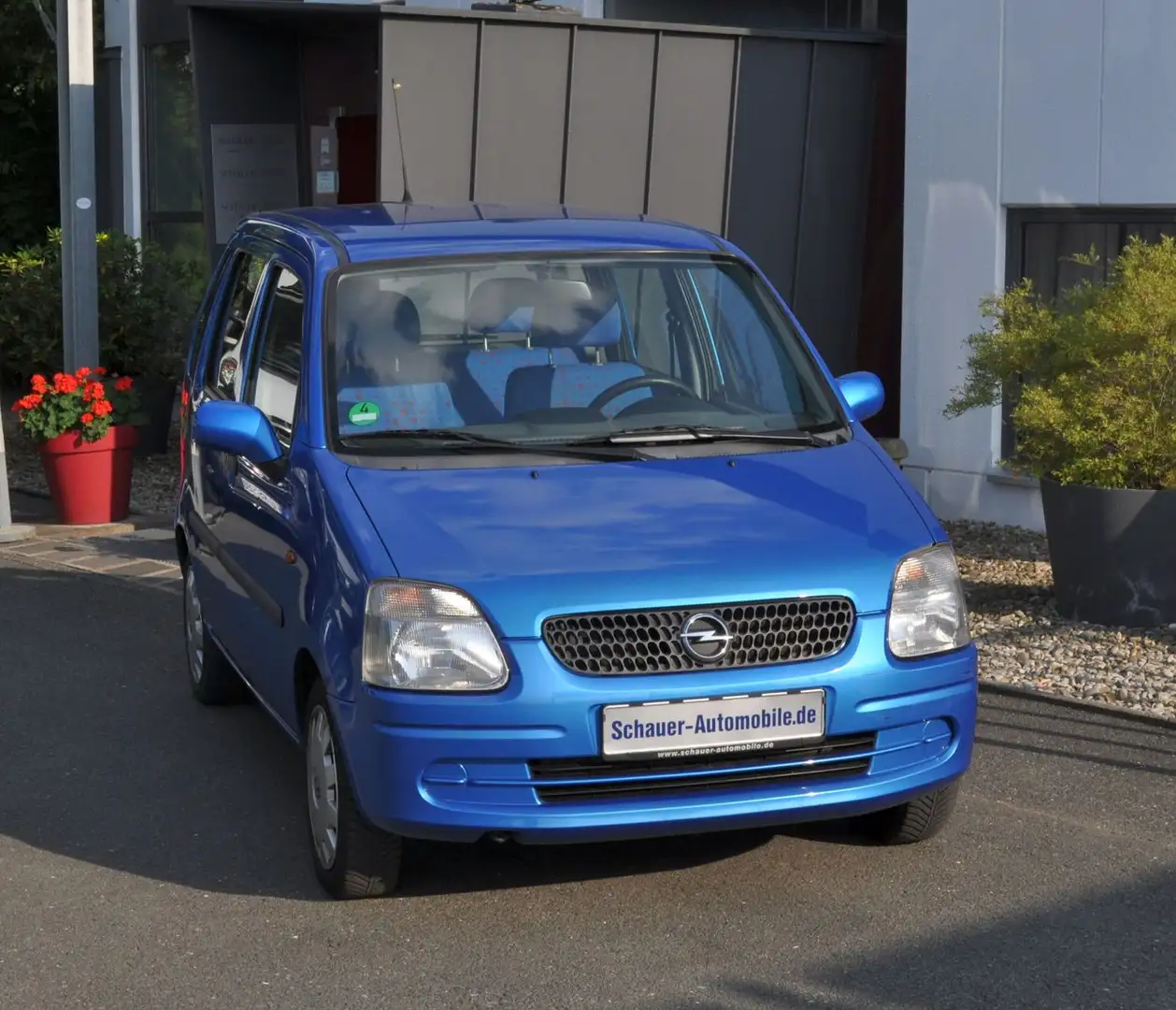 Opel Agila 1.2 16V "1.Hand+Scheckheft+TÜV 2026" Blau - 2