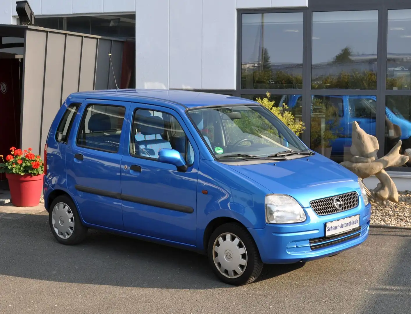 Opel Agila 1.2 16V "1.Hand+Scheckheft+TÜV 2026" Blau - 1