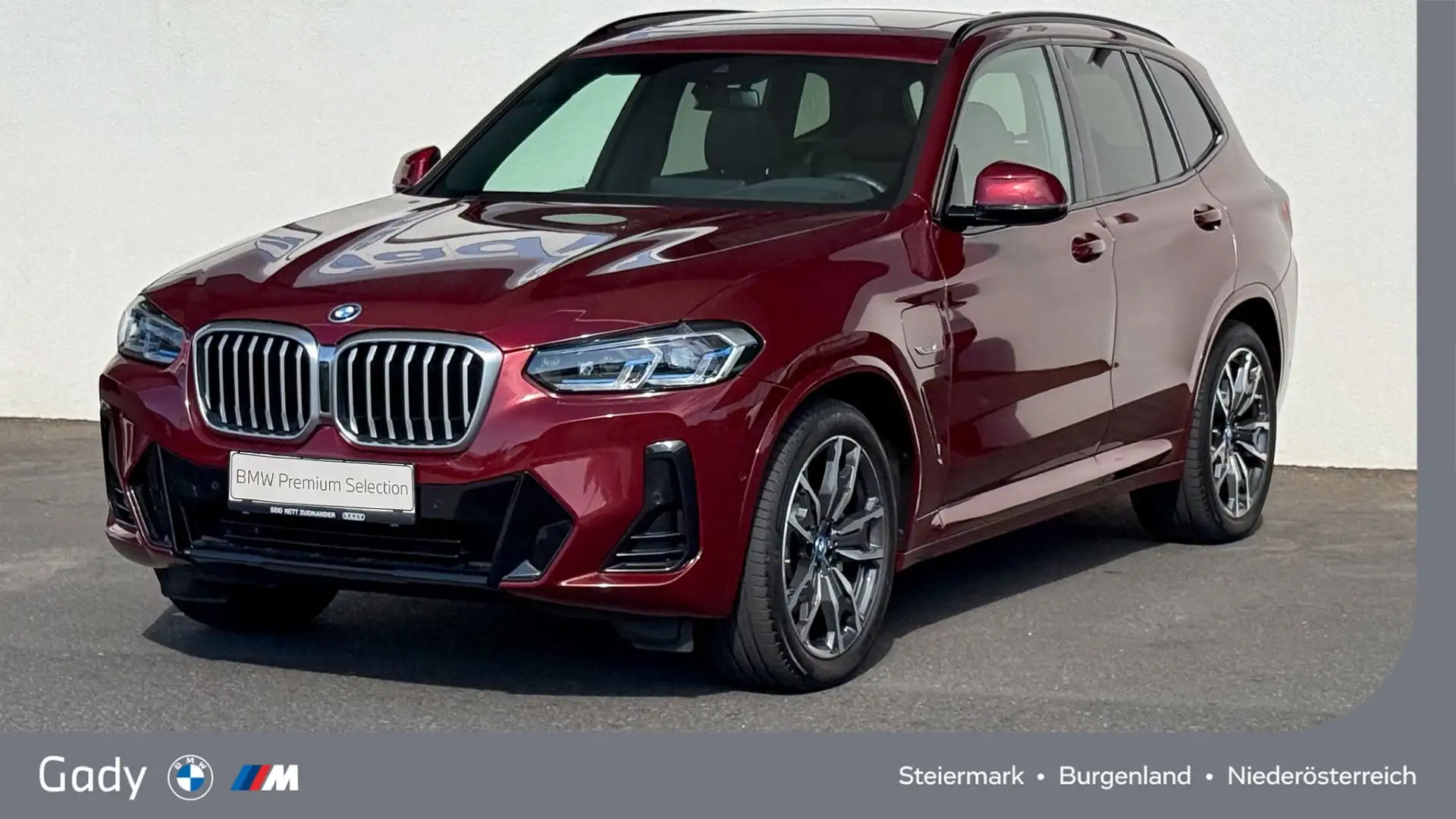 BMW X3 xDrive30e M-Sportpaket Rot - 1