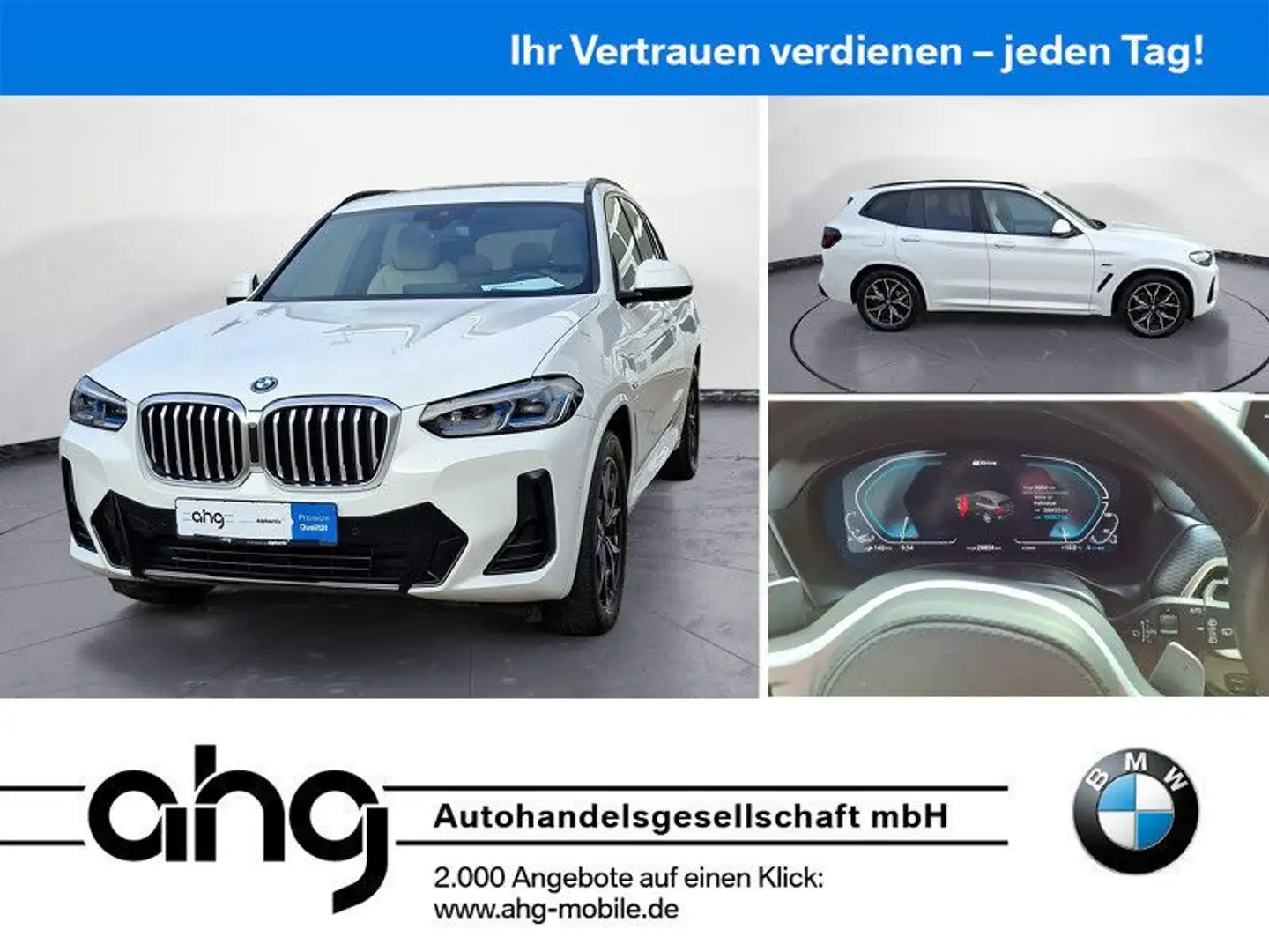 BMW X3 xDrive30e AT M Sportpaket Innovationsp. HIFI Weiß - 1