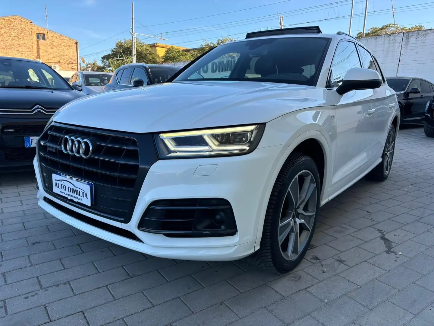 Audi Q5 TETTO  APRIBILE  S line Plus quattro 190cv Blanc - 2