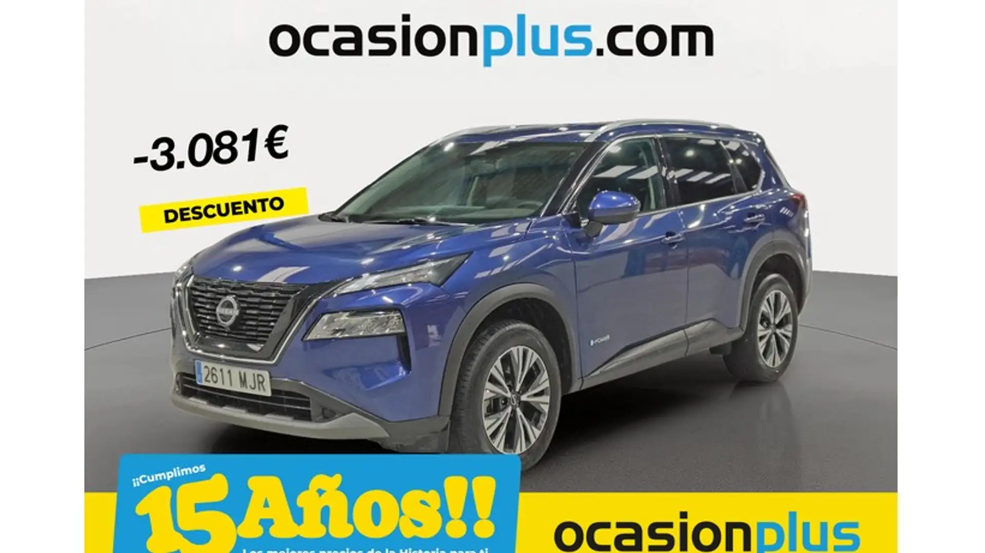 Nissan X-Trail 1.5 e-Power N-Connecta e-4orce 4x4 5pl. 158kW Bleu - 1