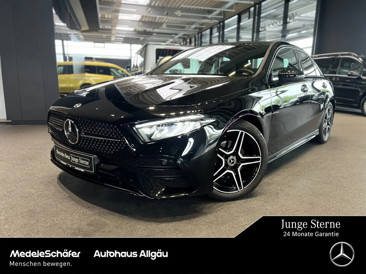 Mercedes-Benz A 200 A 200 d Limo AMG NIght Distronic Ambiente Keyless Schwarz - 1