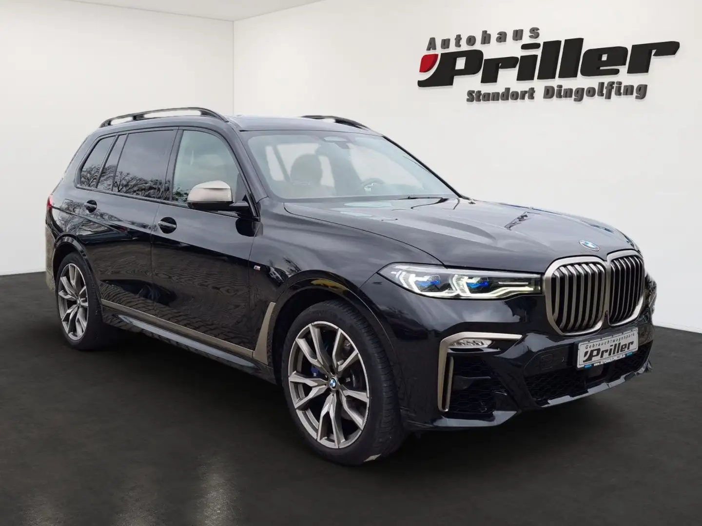 BMW X7 M50d xDrive/NAVI/LED/Standh./Leder/DAB/7-Si Noir - 2