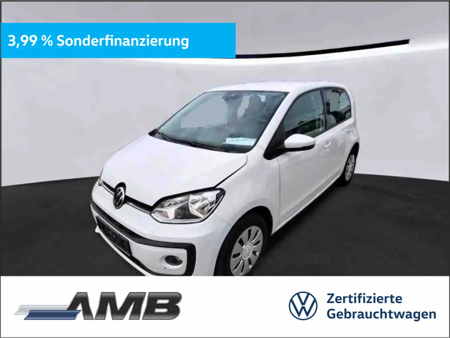 Volkswagen up! eco up! 1.0 CNG Navi/FAP/Sitzhzg/RFKamera/4Türen Bianco - 1