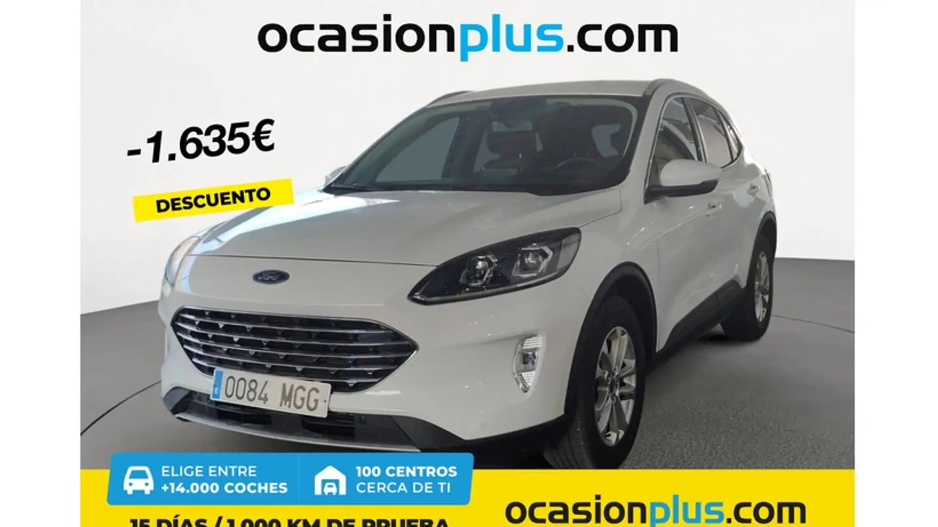 Ford Kuga 1.5 EcoBoost Titanium FWD 150 Blanc - 1