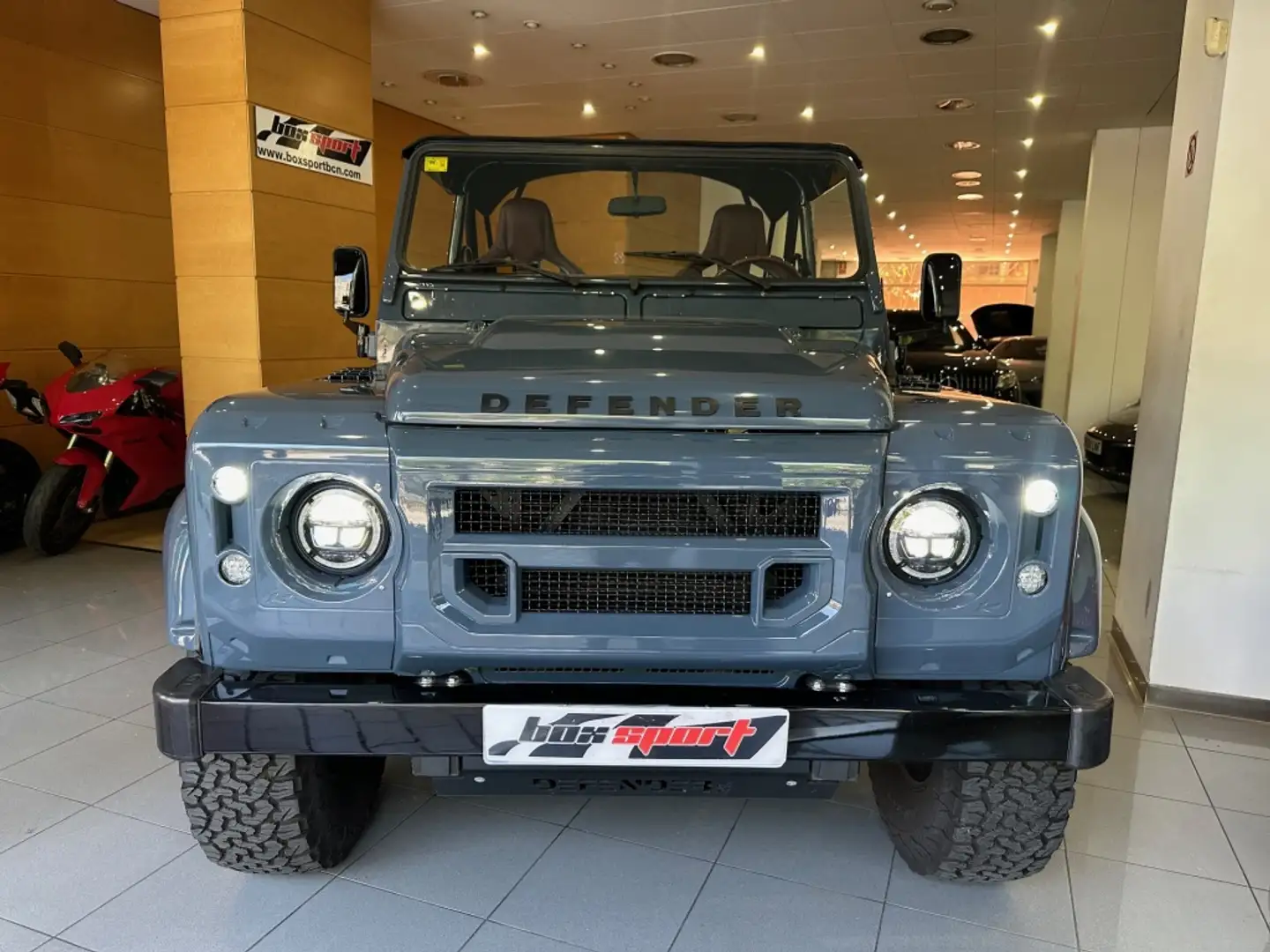 Land Rover Defender 90TDI Techo Lona Azul - 2