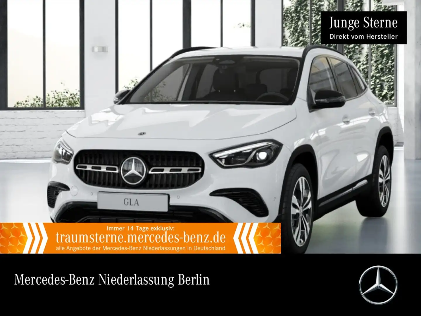 Mercedes-Benz GLA 200 PROGRESSIVE+NIGHT+MULTIBEAM+KAMERA+TOTW+7G Weiß - 1