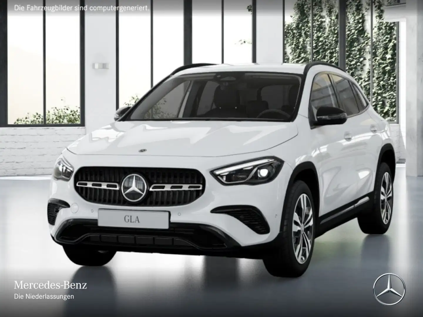 Mercedes-Benz GLA 200 PROGRESSIVE+NIGHT+MULTIBEAM+KAMERA+TOTW+7G Weiß - 2