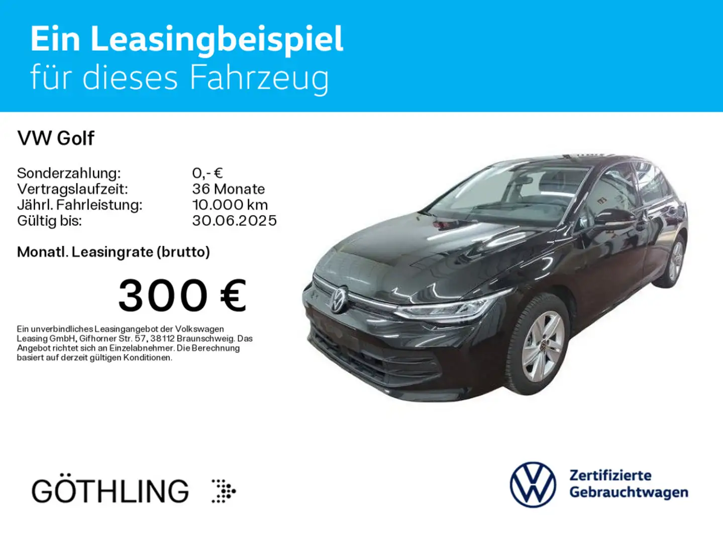 Volkswagen Golf Life eTSI 7-G. 85kW*DSD*APP*ASG*SHZ*PDC*LED Schwarz - 2
