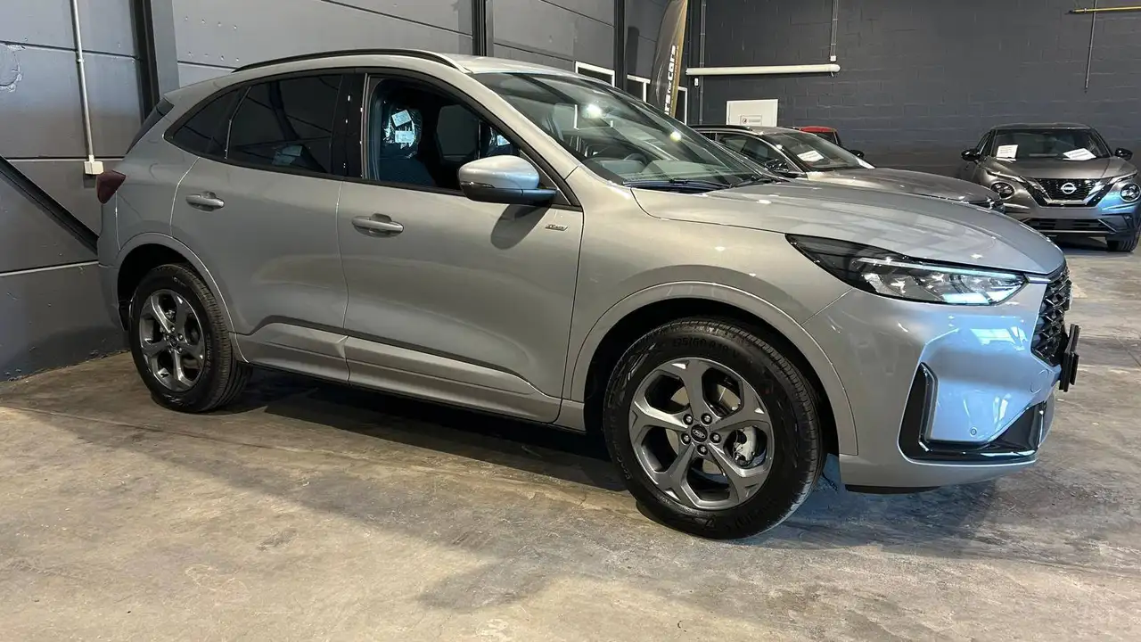 Ford Kuga FHEV 2.5 Duratec FWD ST-Line Ook in het blauw op stock!, миниатюра 2