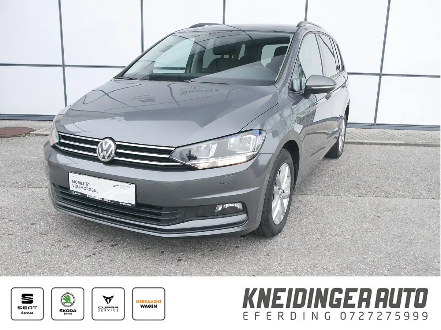 Volkswagen Touran Comfortline 1,6 SCR TDI DSG, Navi, VW-Connect, ... Grau - 1