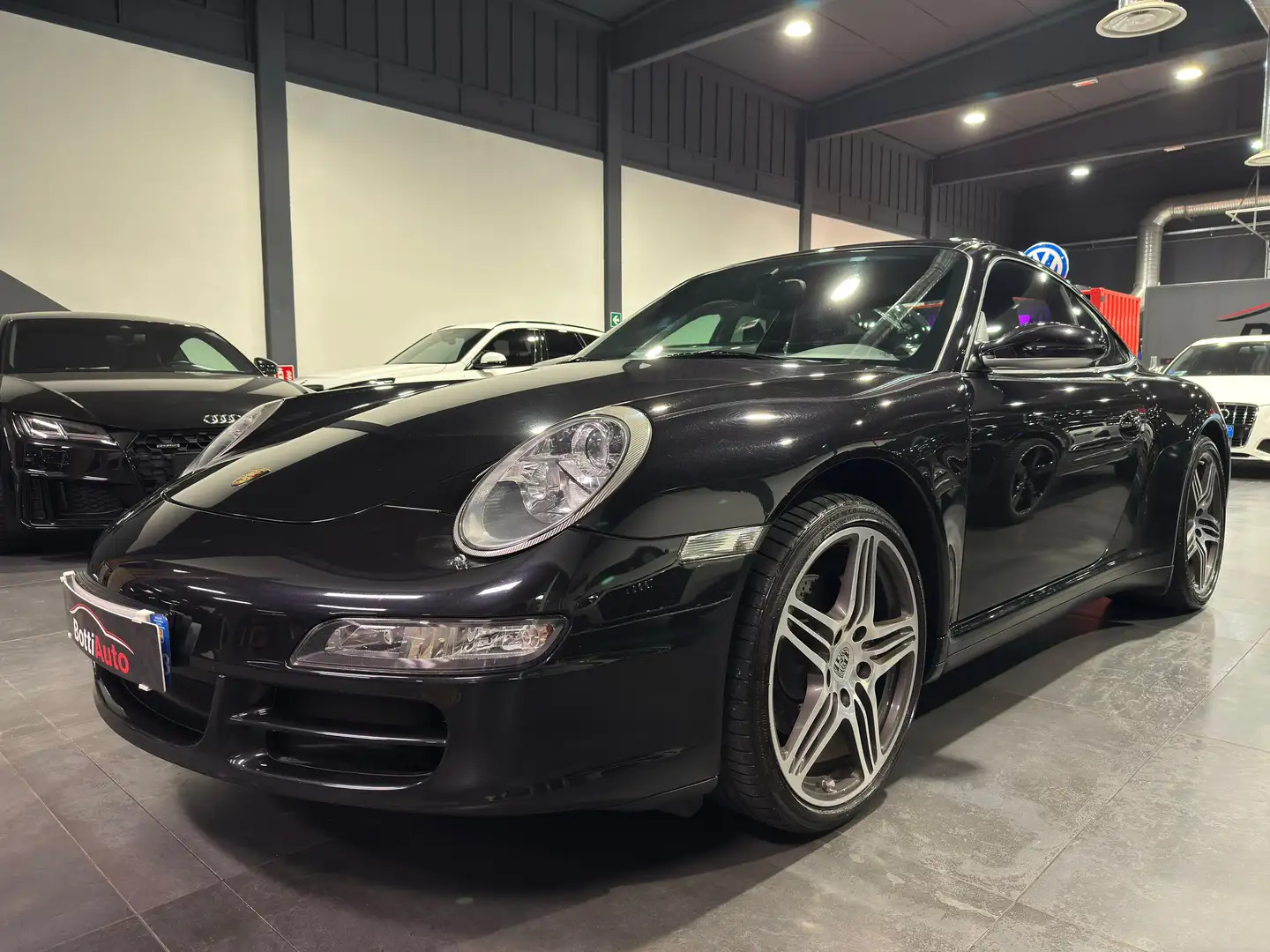 Porsche 997 (911) Coupe Carrera 4 *MANUALE*TAGLIANDI PORSCHE* Zwart - 1