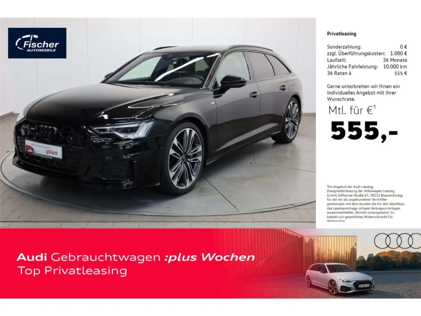 Audi A6 Avant 50 TFSI e qu. S line S-Tronic AHK/Matr. Schwarz - 1