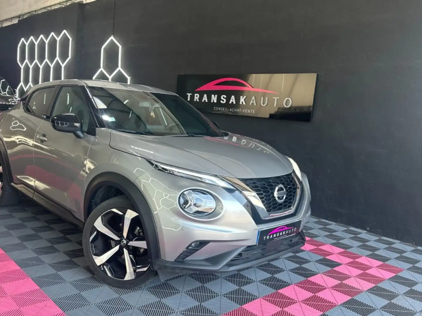 Nissan Juke 2021 Tekna 117ch DCT -Suivi - Caméra 360° - Systèm Gris - 1