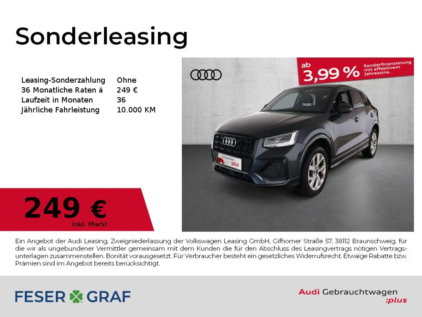 Audi Q2 35 TFSI advanced S tronic AHK/Rfk Gris - 1