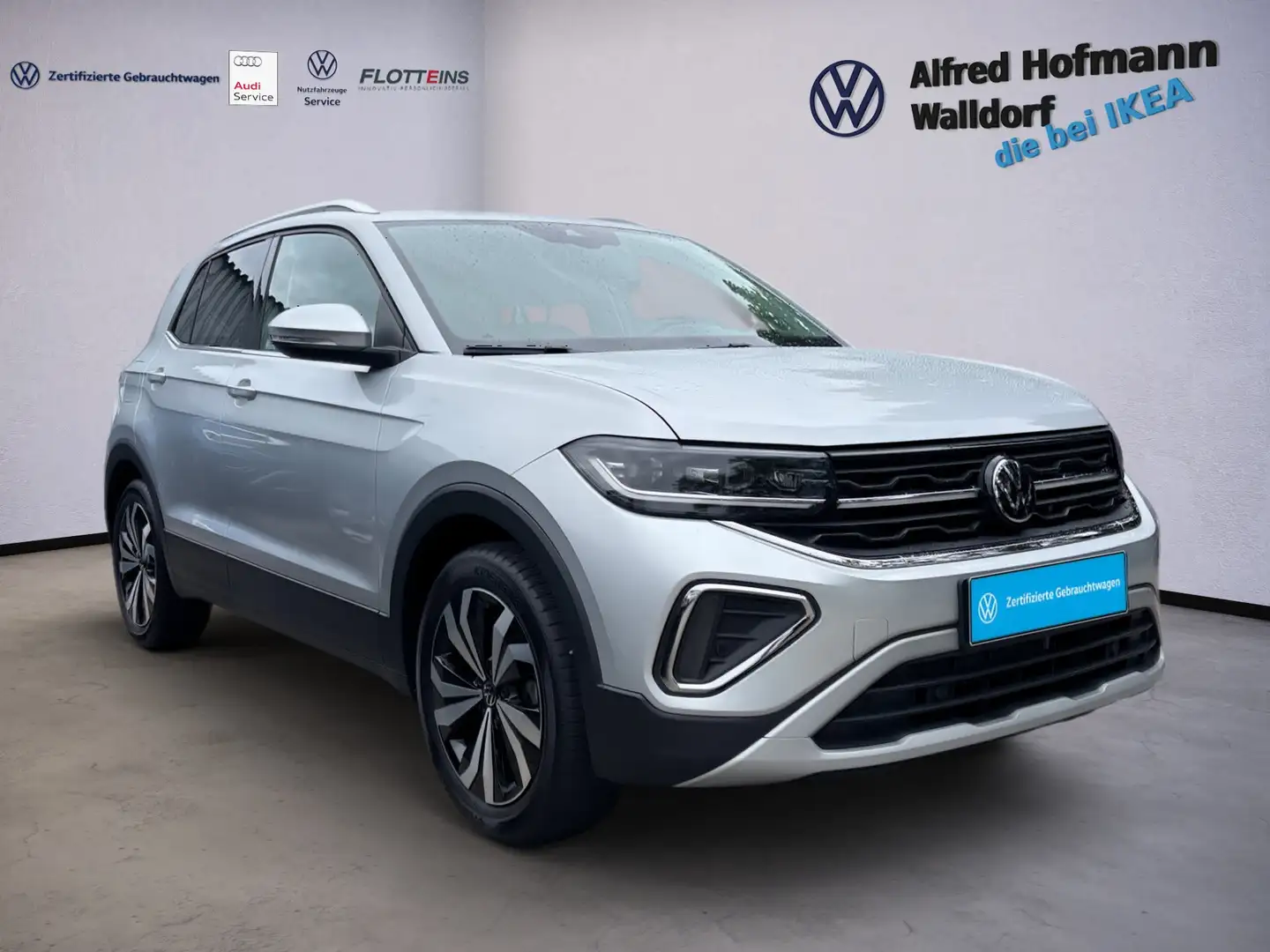 Volkswagen T-Cross 1.0 TSI STYLE DSG LM NAVI LED Argent - 2