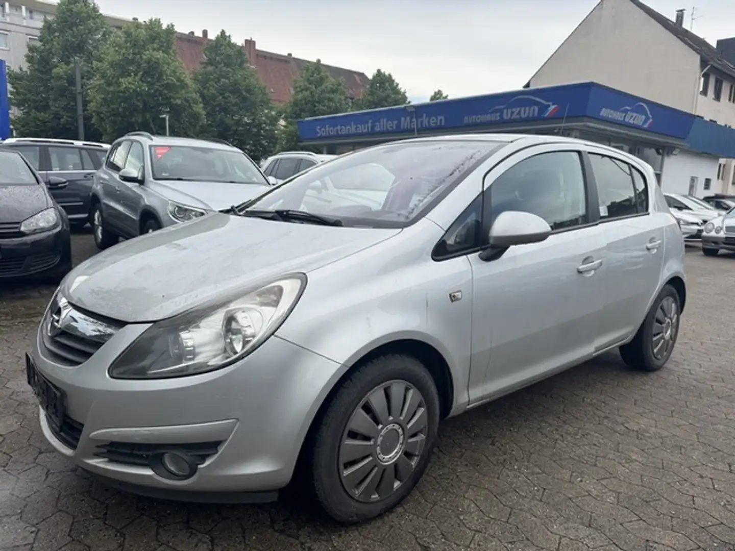 Opel Corsa D Sport 5 Türer Klima Temp Allwetterreifen Silber - 1