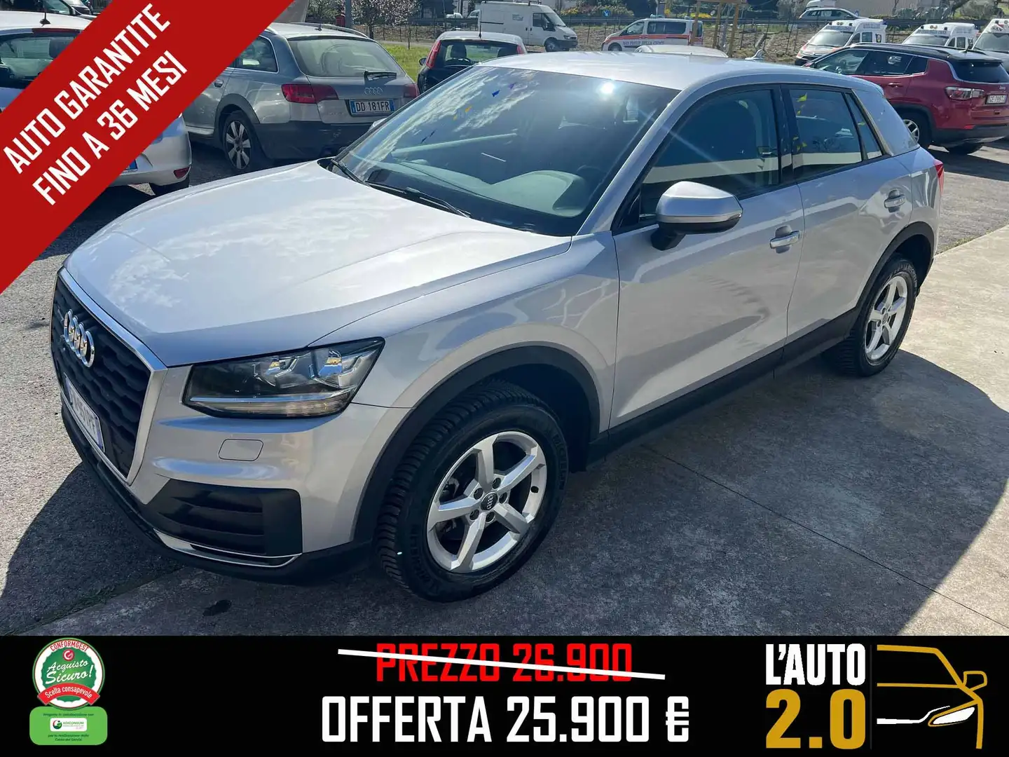 Audi Q2 Q2 2.0 tdi Business quattro 150cv s-tronic Zilver - 1