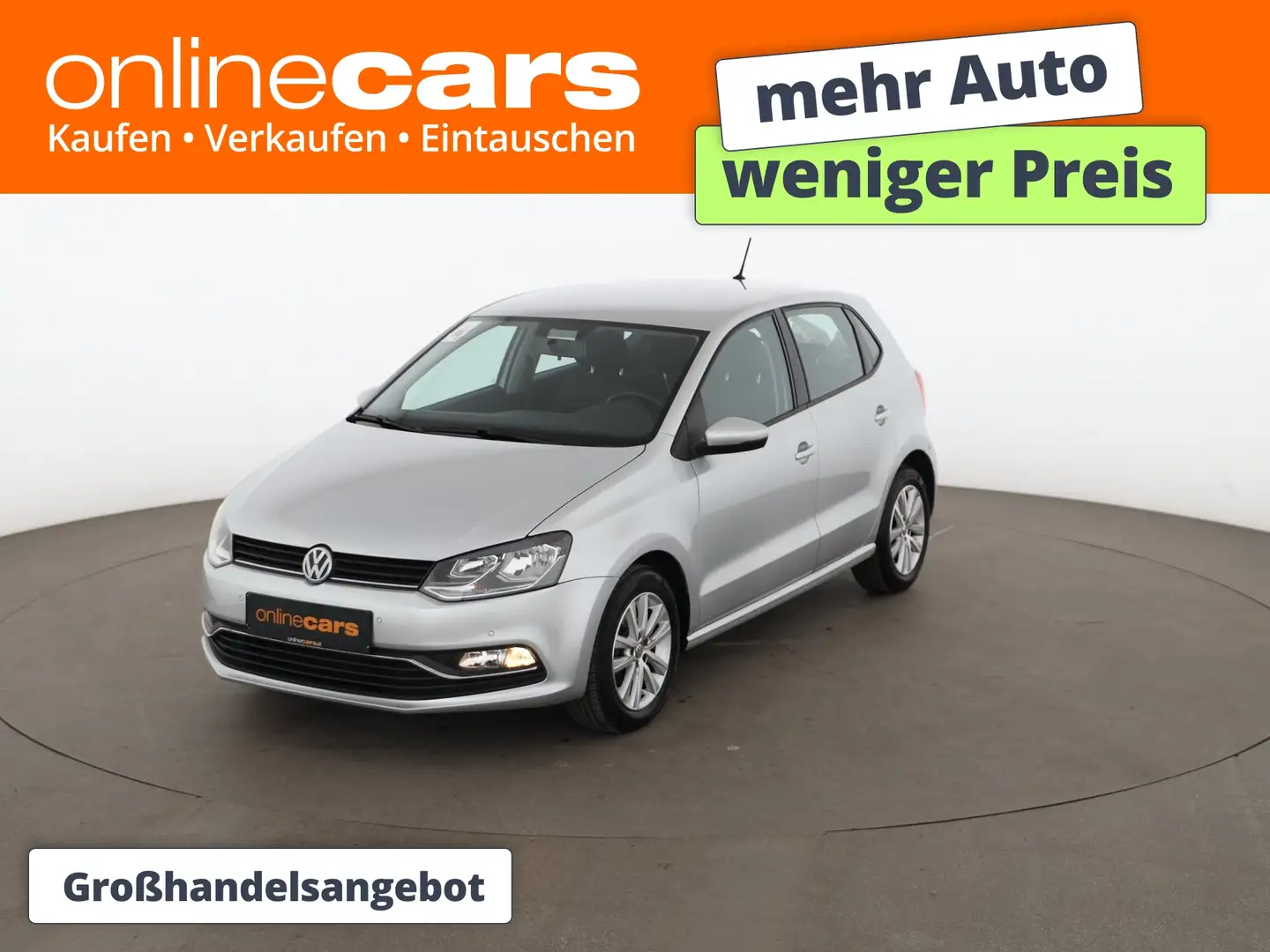 Volkswagen Polo Comfortline 1.2 TSI TEMPOMAT KLIMA RADIO PDC Silber - 1