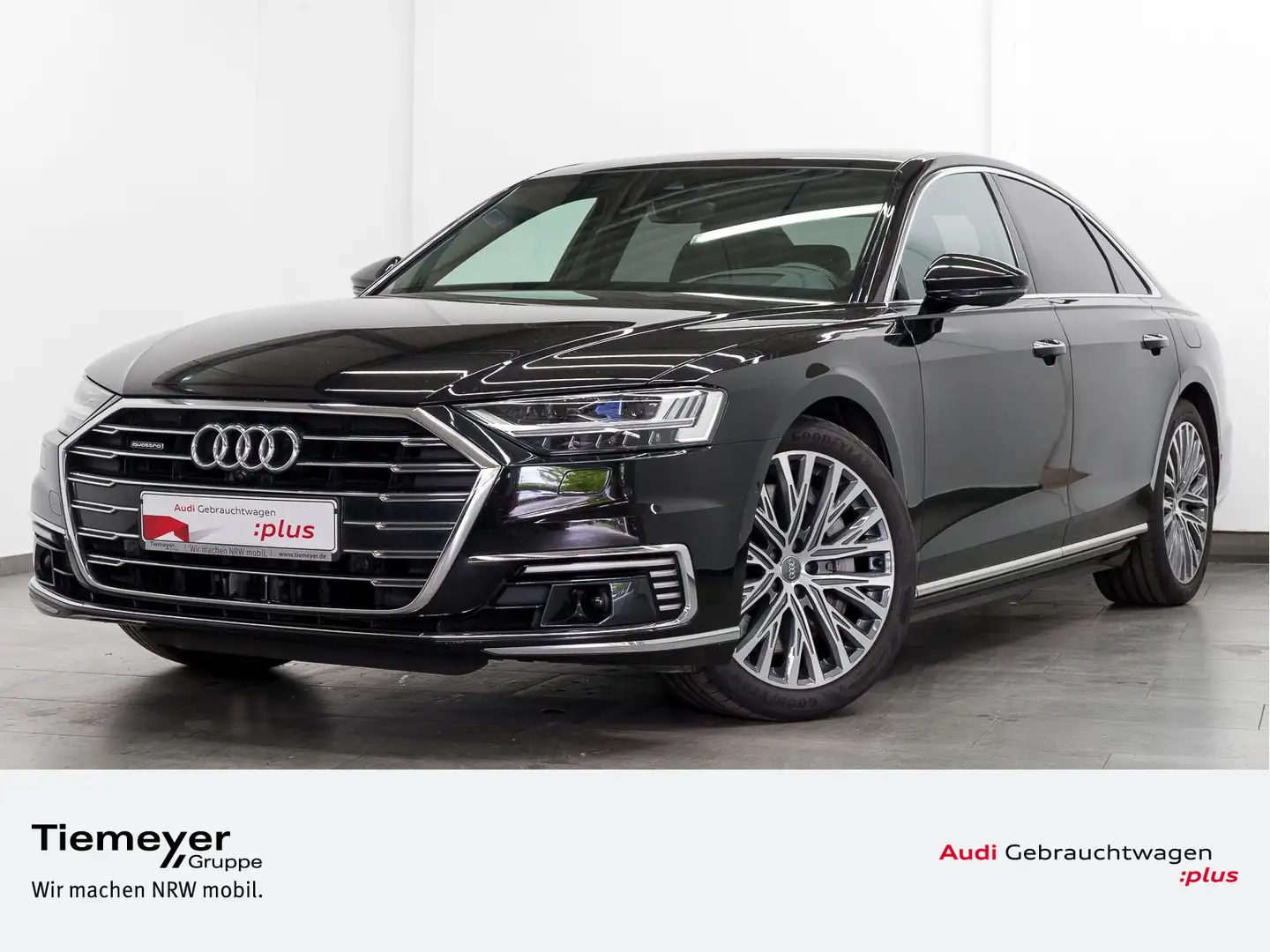 Audi A8 60 TFSIe Q MATRIX LASER HuD LM20 BuO PANO Schwarz - 1