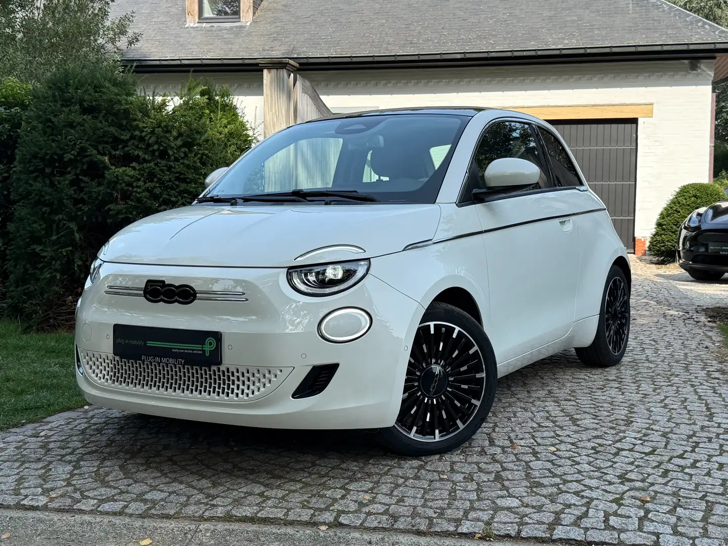 Fiat 500e 500e 42kWh la Prima SOH 95,1% Wit - 1