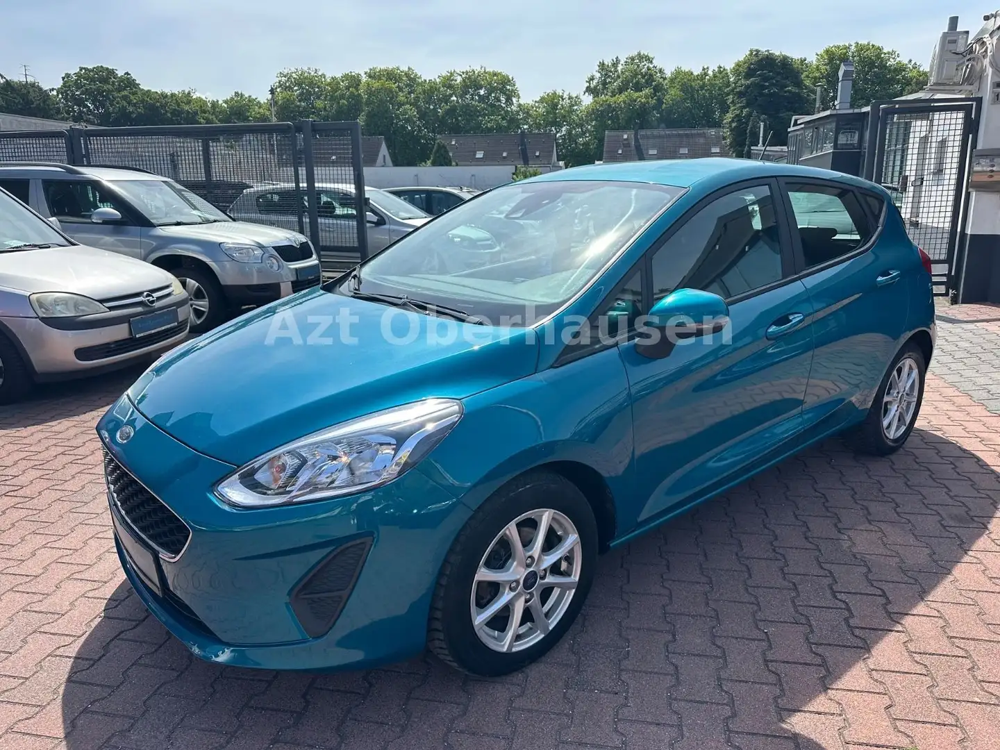 Ford Fiesta Trend*AUTOMATIK*KLIMA*TÜV NEU*NUR 69TKM* Bleu - 2