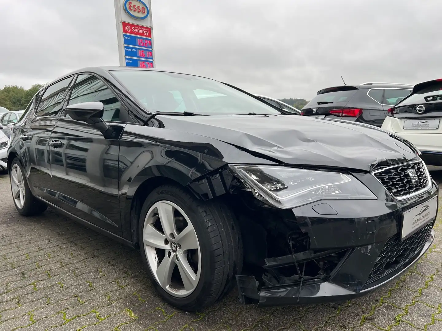 SEAT Leon FR 1.4*LED *NAVI*KLIMAAUT*EURO6*TEILLLEDER* Noir - 1