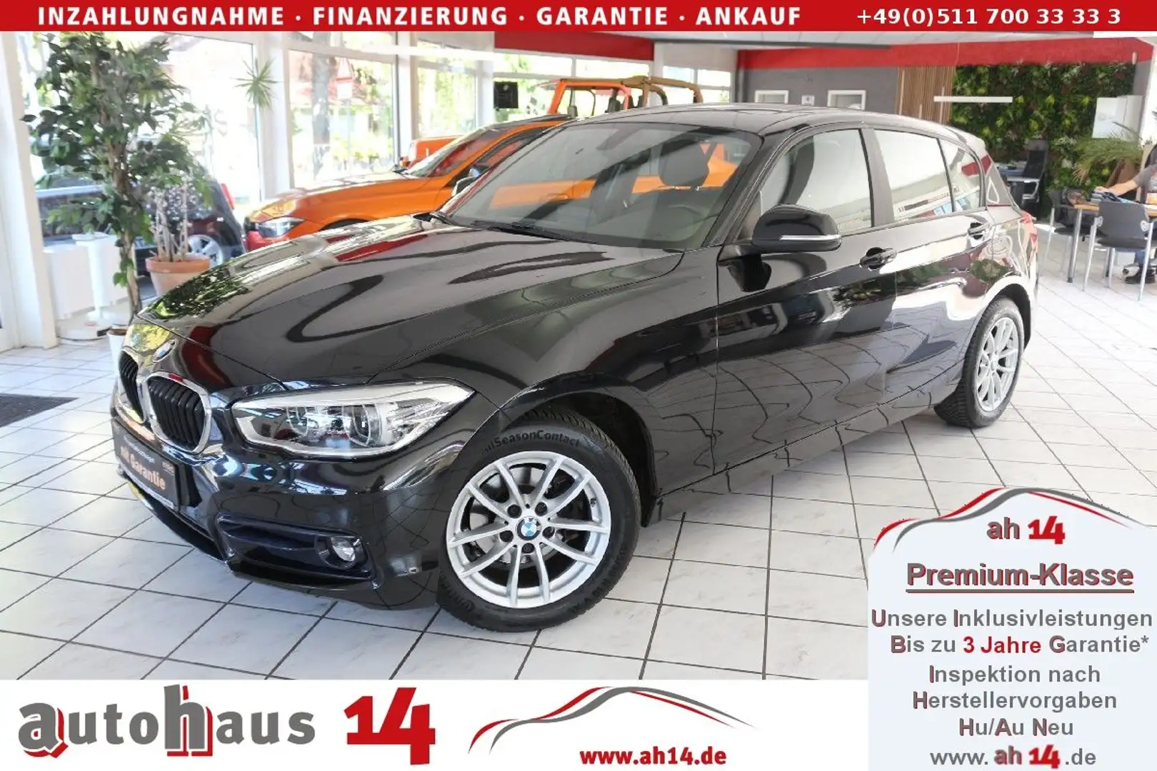 BMW 116 i SportLine - LED-Navi-Glasdach-PDC-Sitzheiz Noir - 1