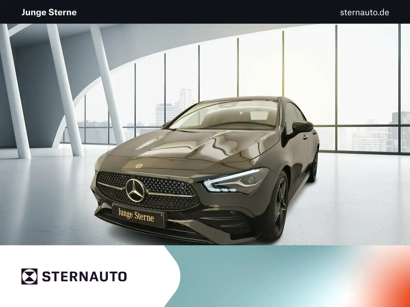 Mercedes-Benz CLA 200 CLA 200 Coupé AMG Standhzg Pano Burmester Night Schwarz - 1