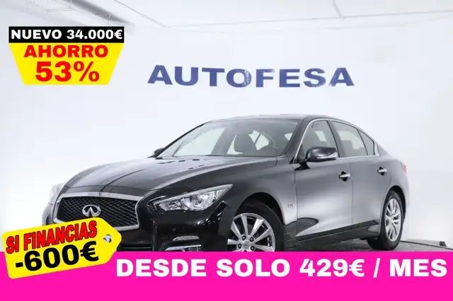 Infiniti Q50 2.2D EXECUTIVE AUTO 170CV 4P #CUERO, NAVY, PARKTRO