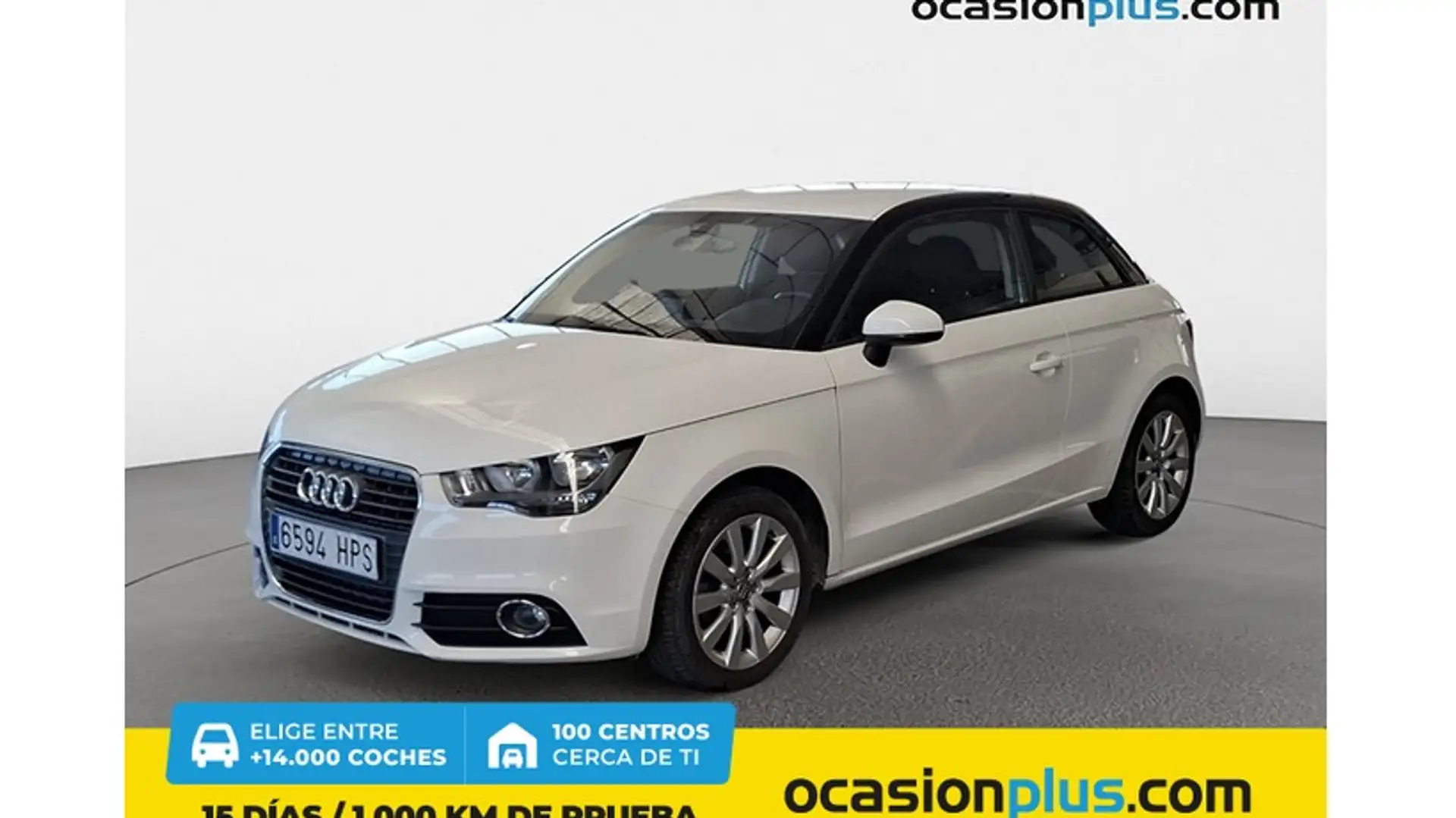 Audi A1 1.6TDI Attracted S-Tronic 90 Blanco - 1