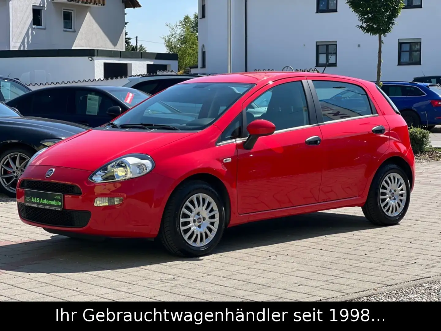 Fiat Punto 1.2 Pop *TÜV NEU/KLIMA/EURO 6/SCHECKHEFT* Rojo - 2