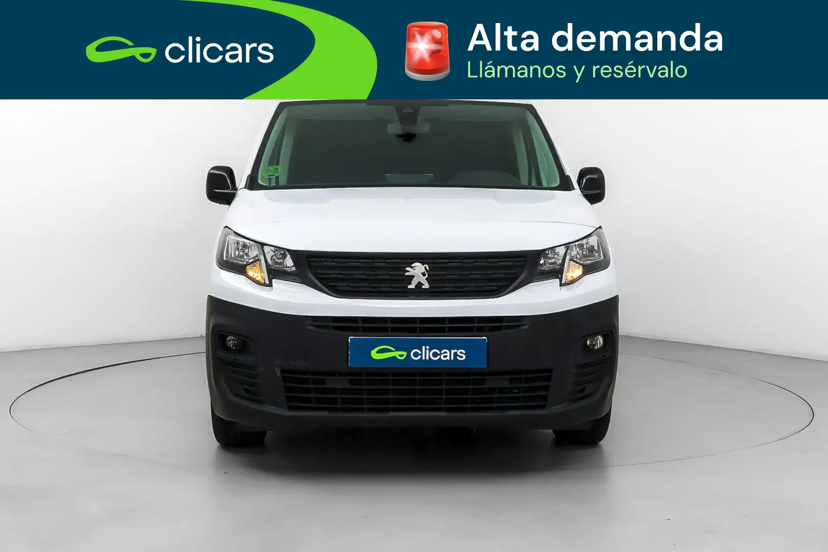 Peugeot Partner 1.5BlueHDI S&S Standard 600kg 100 Blanco - 2