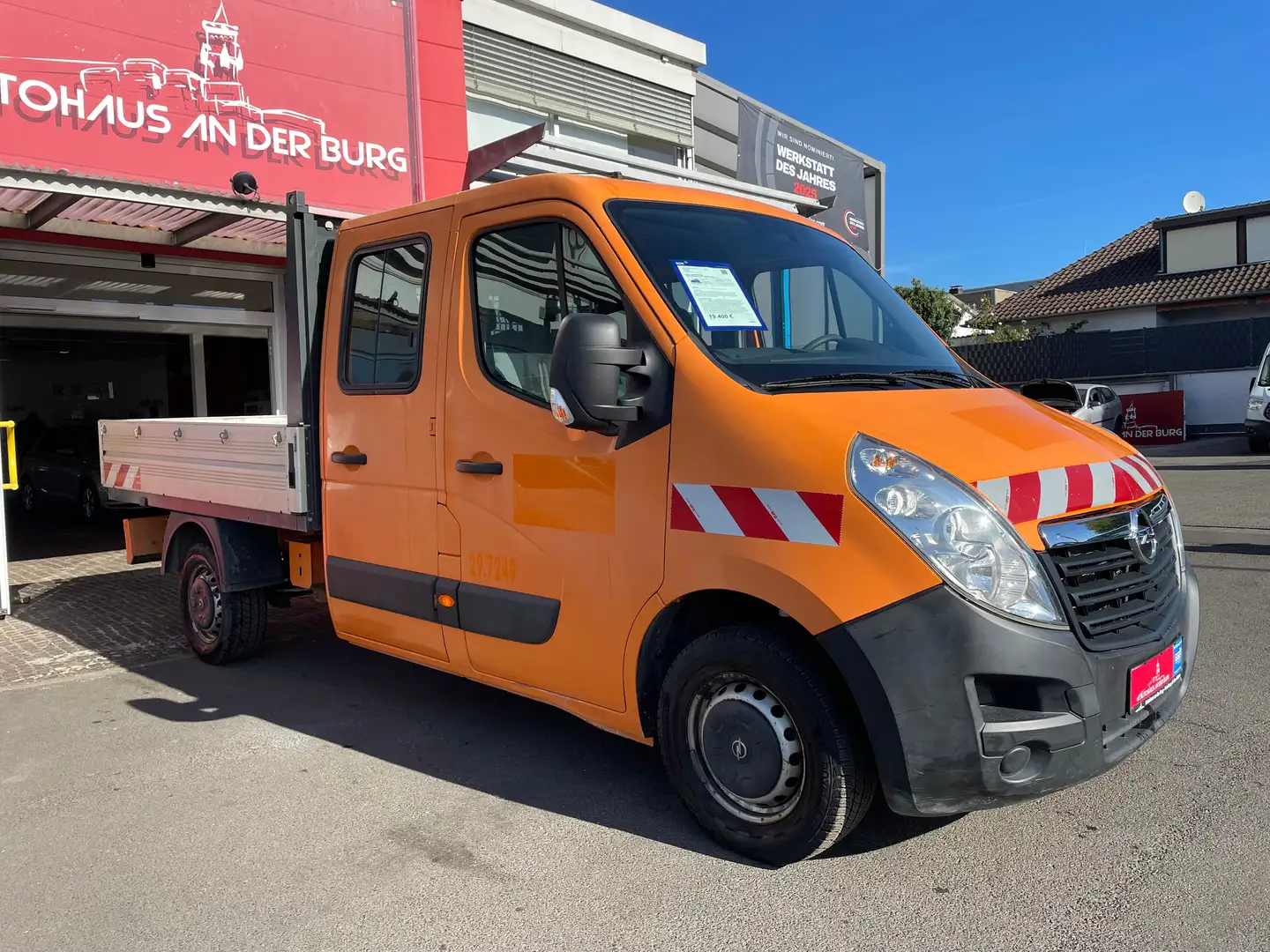 Opel Movano Pritsche L2H1 3,5t DoKa Orange - 1