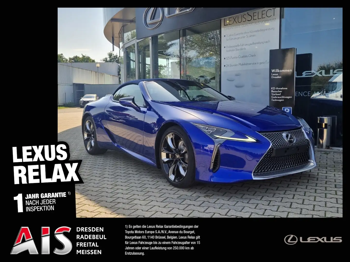 Lexus LC 500 V8 Cabriolet Performance-Paket Azul - 1