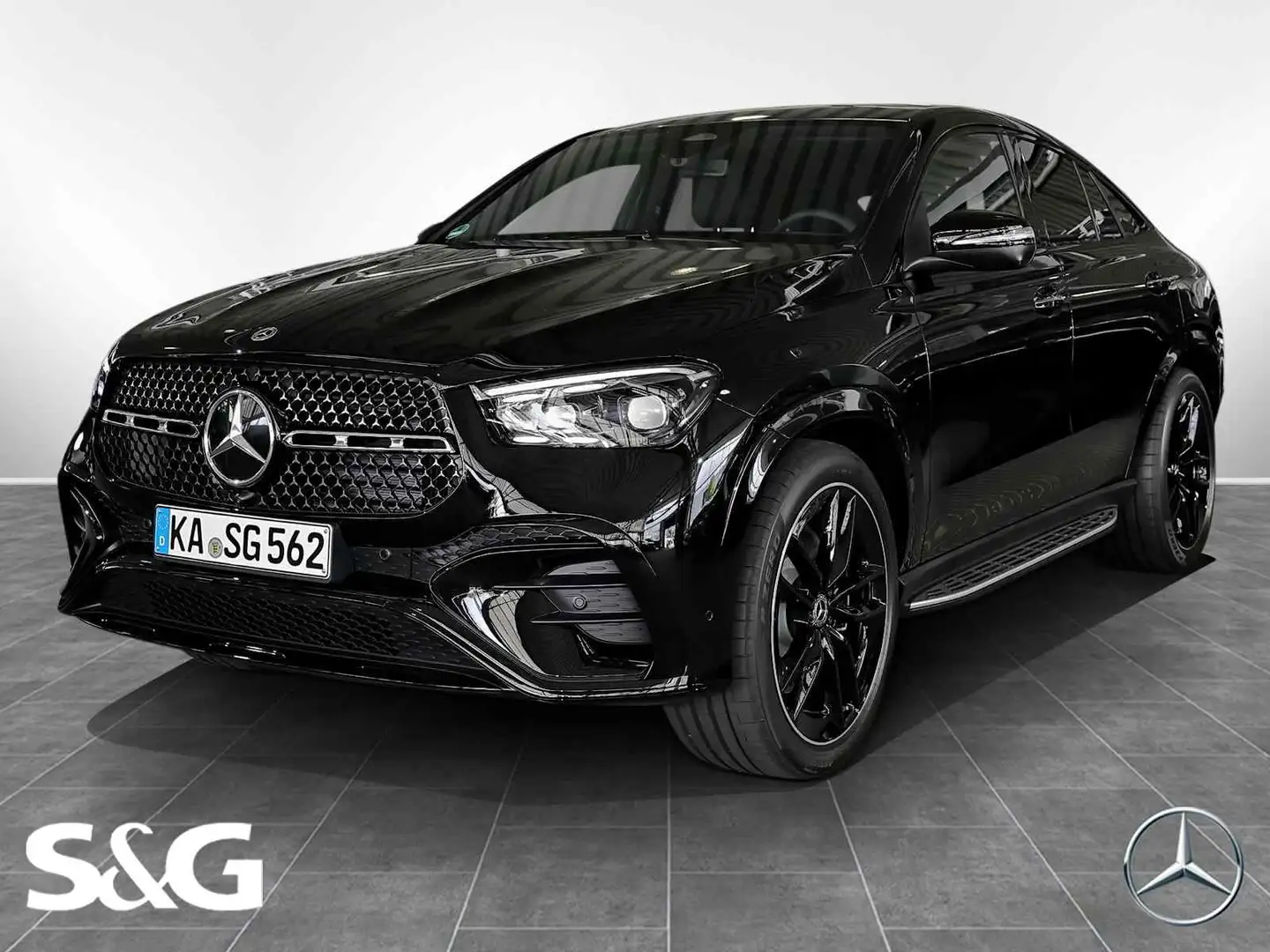 Mercedes-Benz GLE 450 d 4M Coupé AMG Standhz.+360°+LED+AHK+HuD Noir - 1