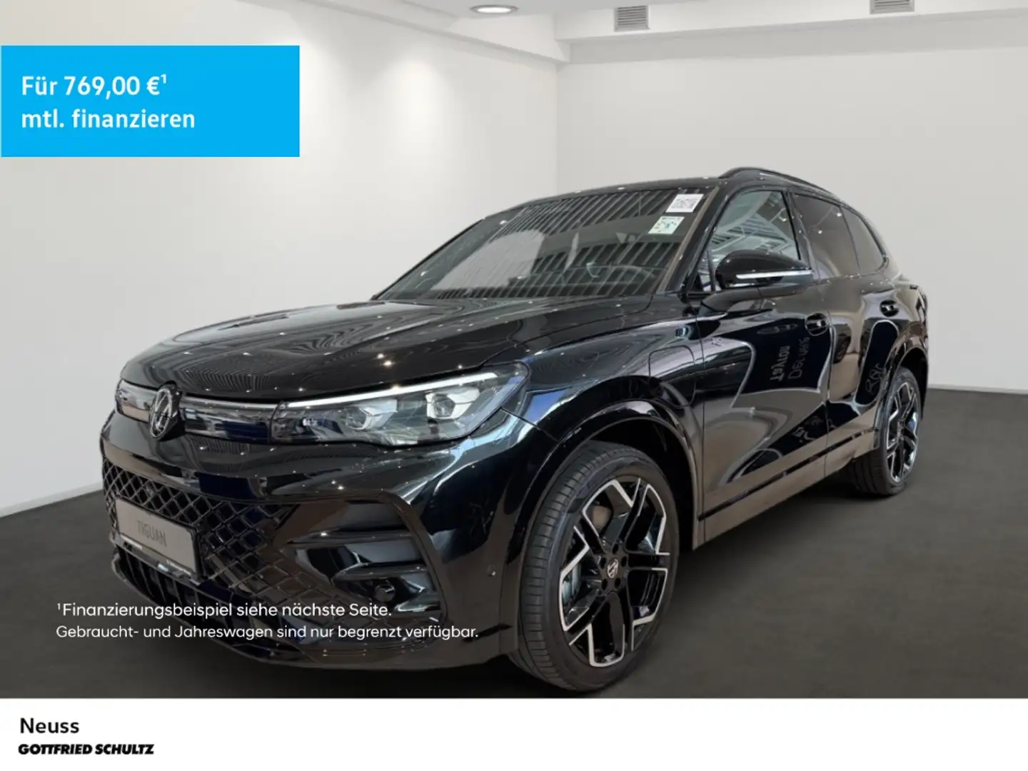 Volkswagen Tiguan R-LINE 1.5 TSI eHYBRID DSG NAVI AHK PANO BLACK STY Schwarz - 1