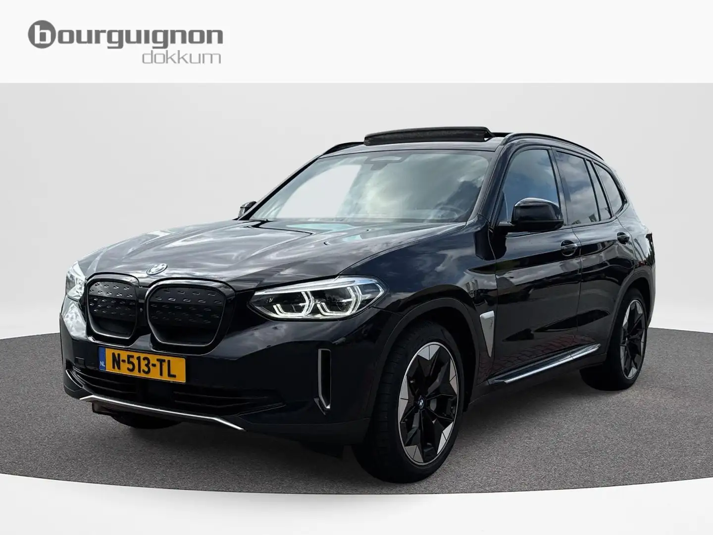 BMW iX3 High Executive 80 kWh | Trekhaak | Lederen bekledi Zwart - 1