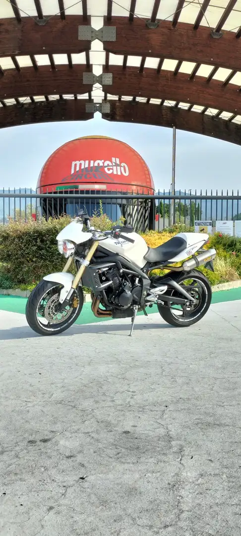 Triumph Street Triple 675 Blanc - 1