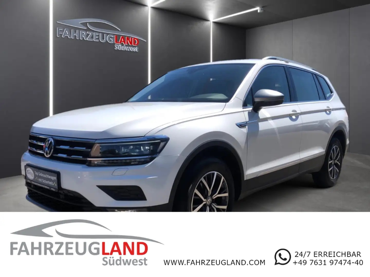Volkswagen Tiguan Allspace HIGHLINE Business Premium Navi AHK Active Light 4M Weiß - 1