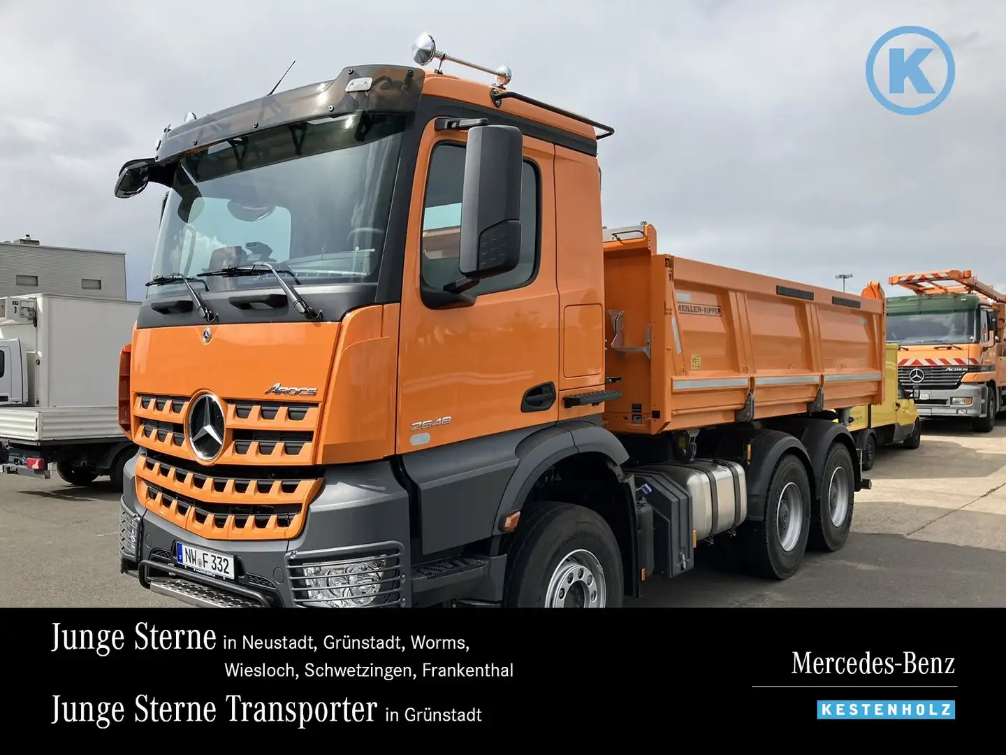 Mercedes-Benz Arocs 2648 K Boardmatic links Orange - 1